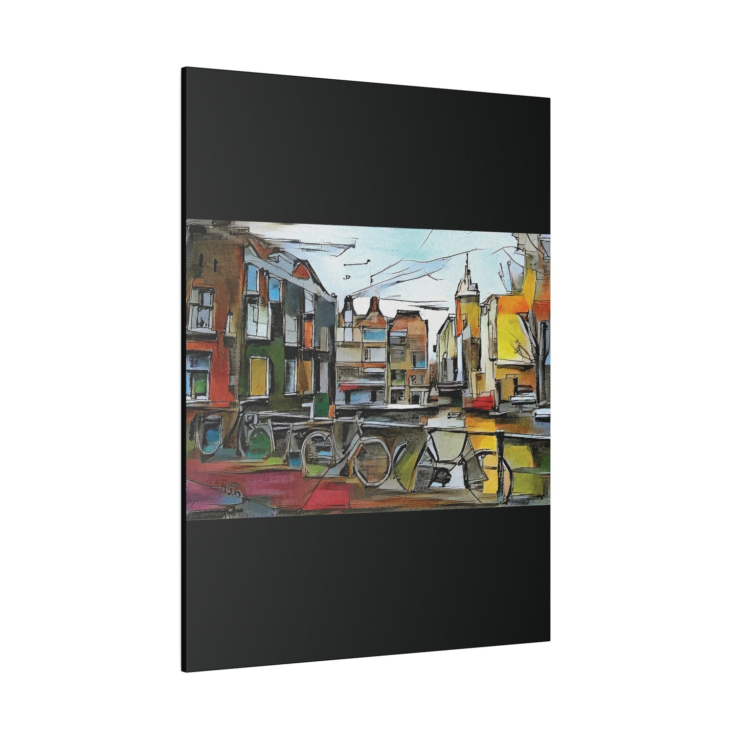Walks in Amsterdam Canvas  Printify