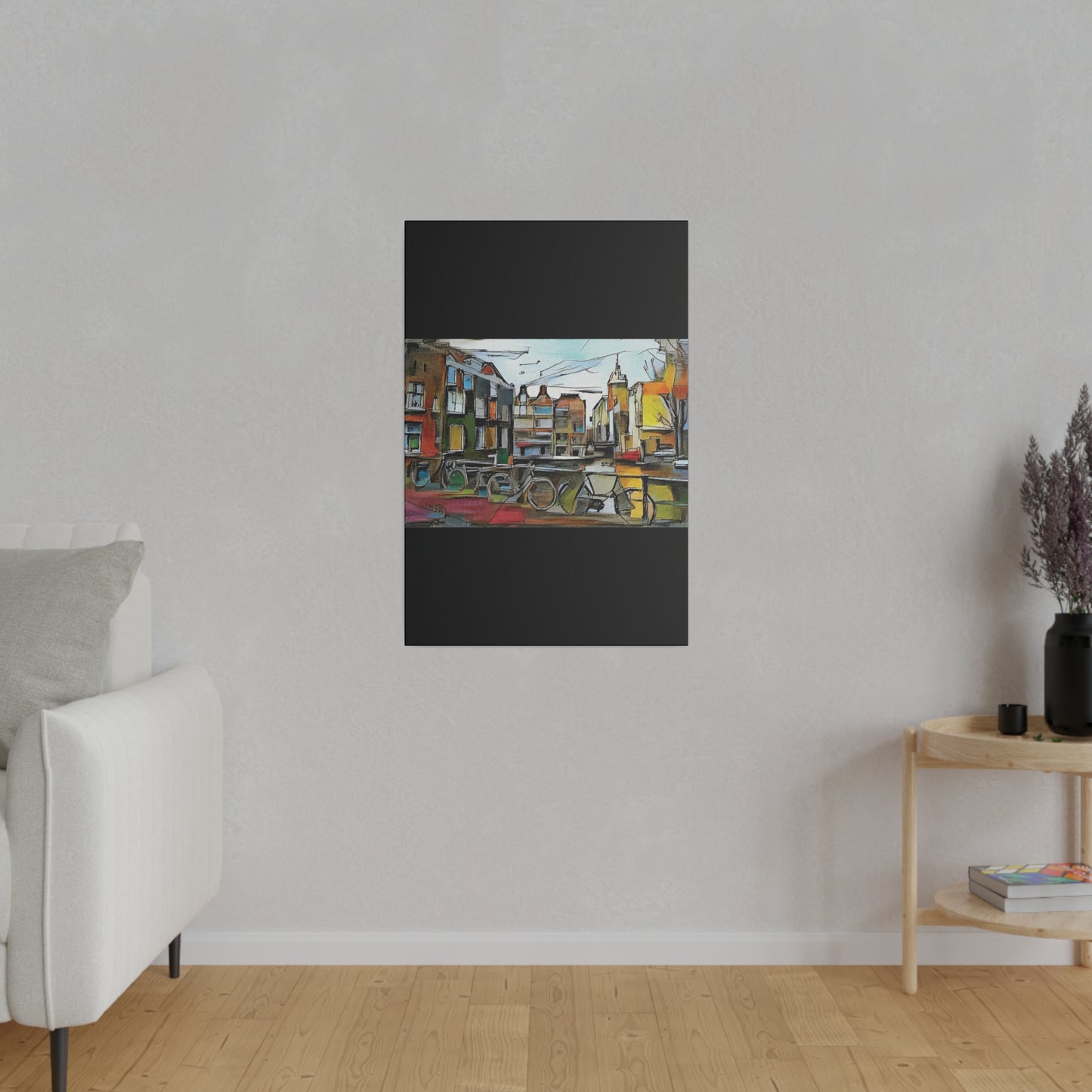 Walks in Amsterdam Canvas  Printify