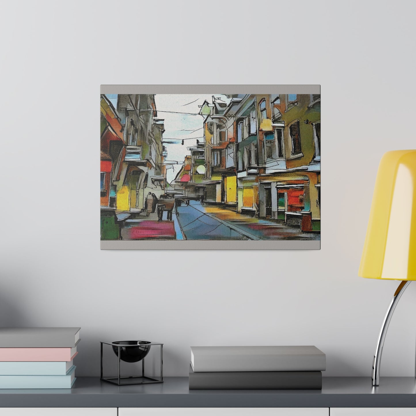 On The High Street Canvas Printify