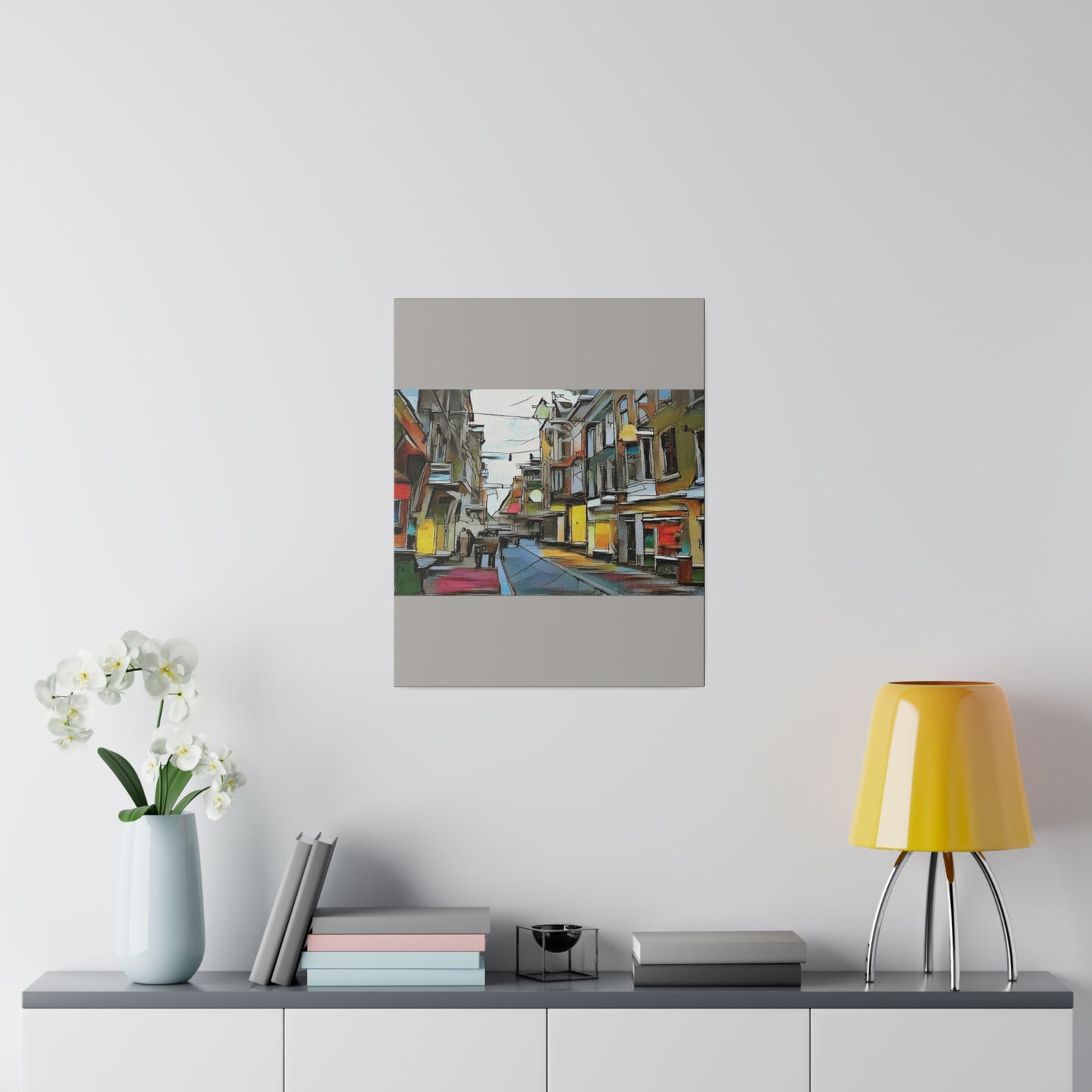 On The High Street Canvas Printify