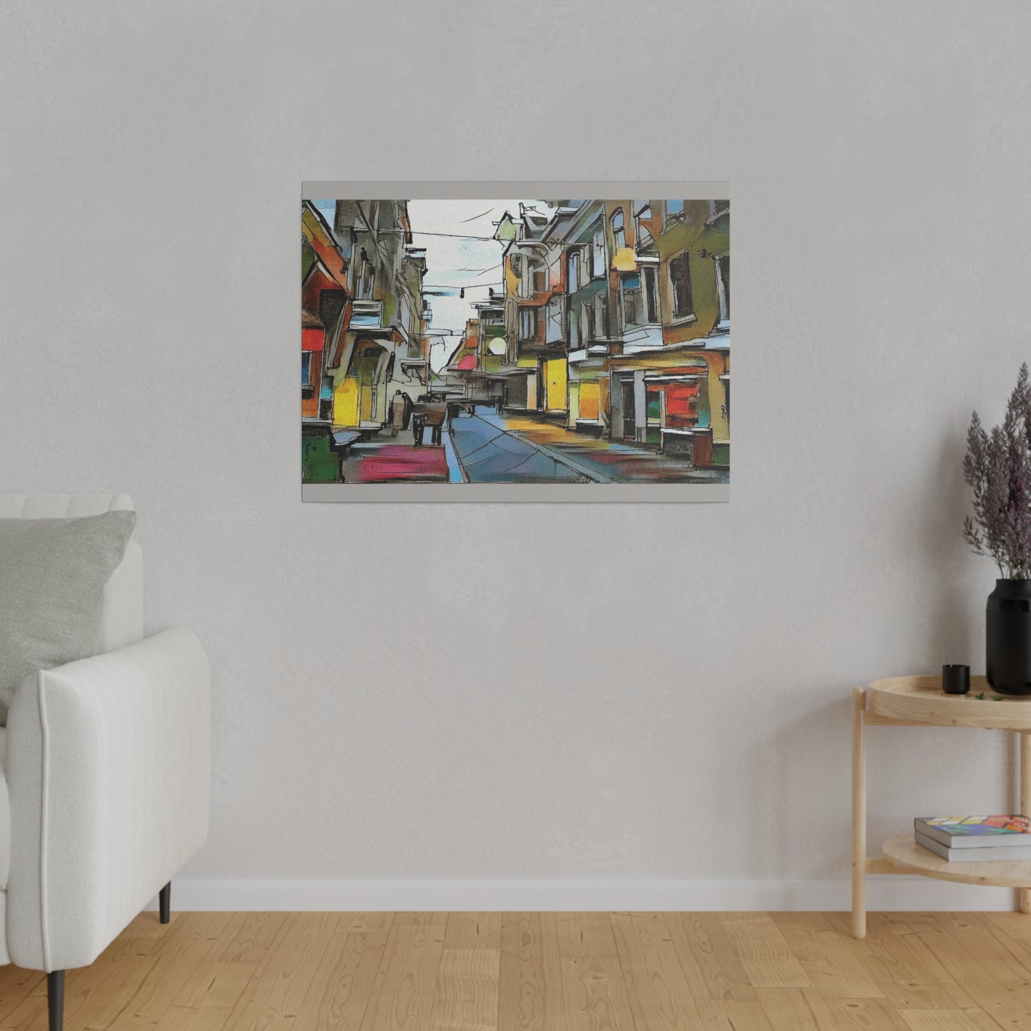On The High Street Canvas Printify