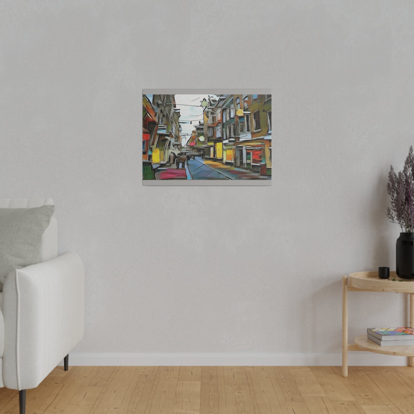 On The High Street Canvas Printify