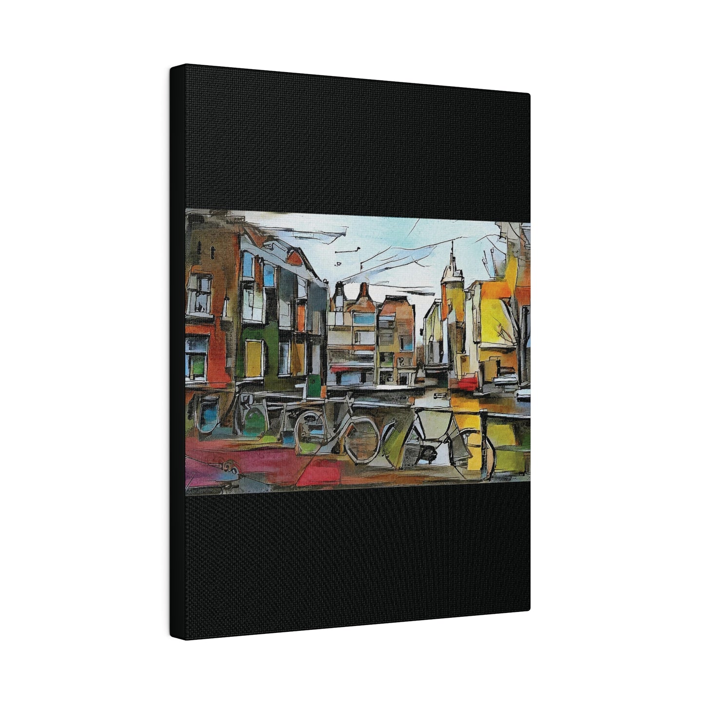 Walks in Amsterdam Canvas  Printify