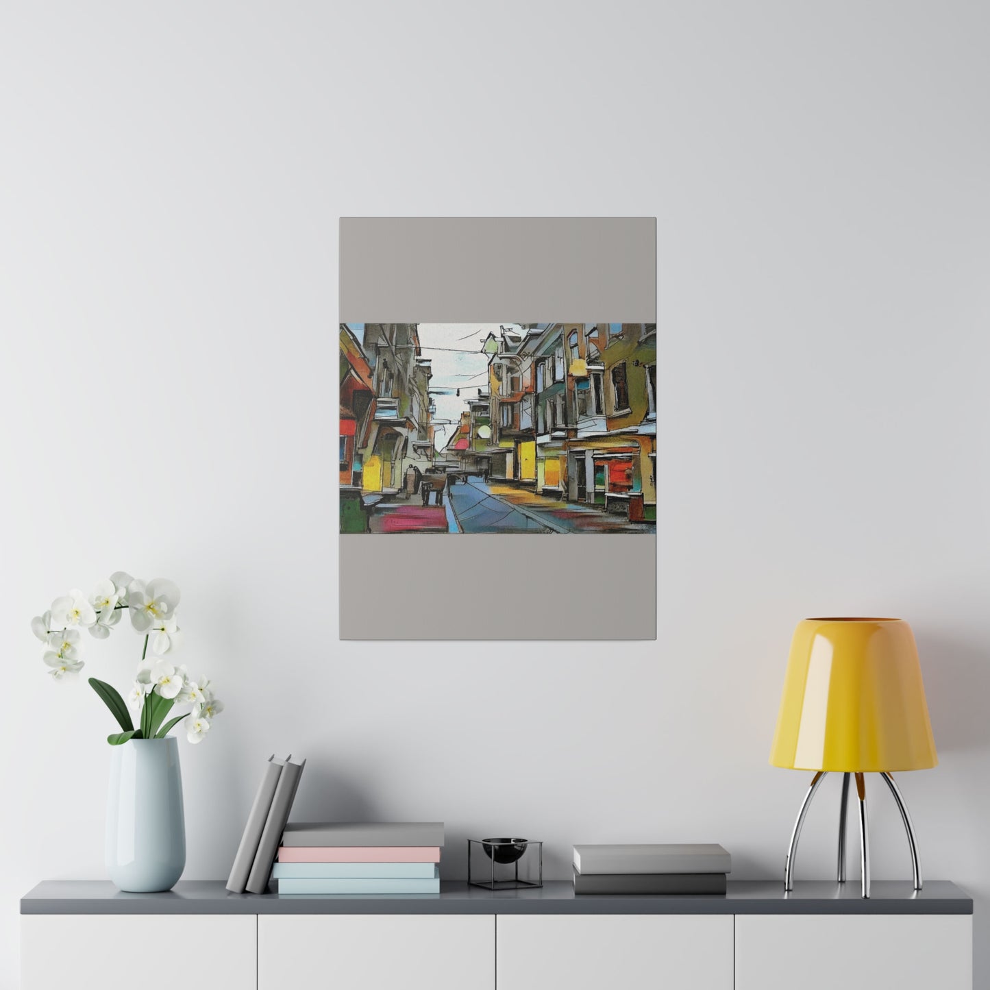 On The High Street Canvas Printify