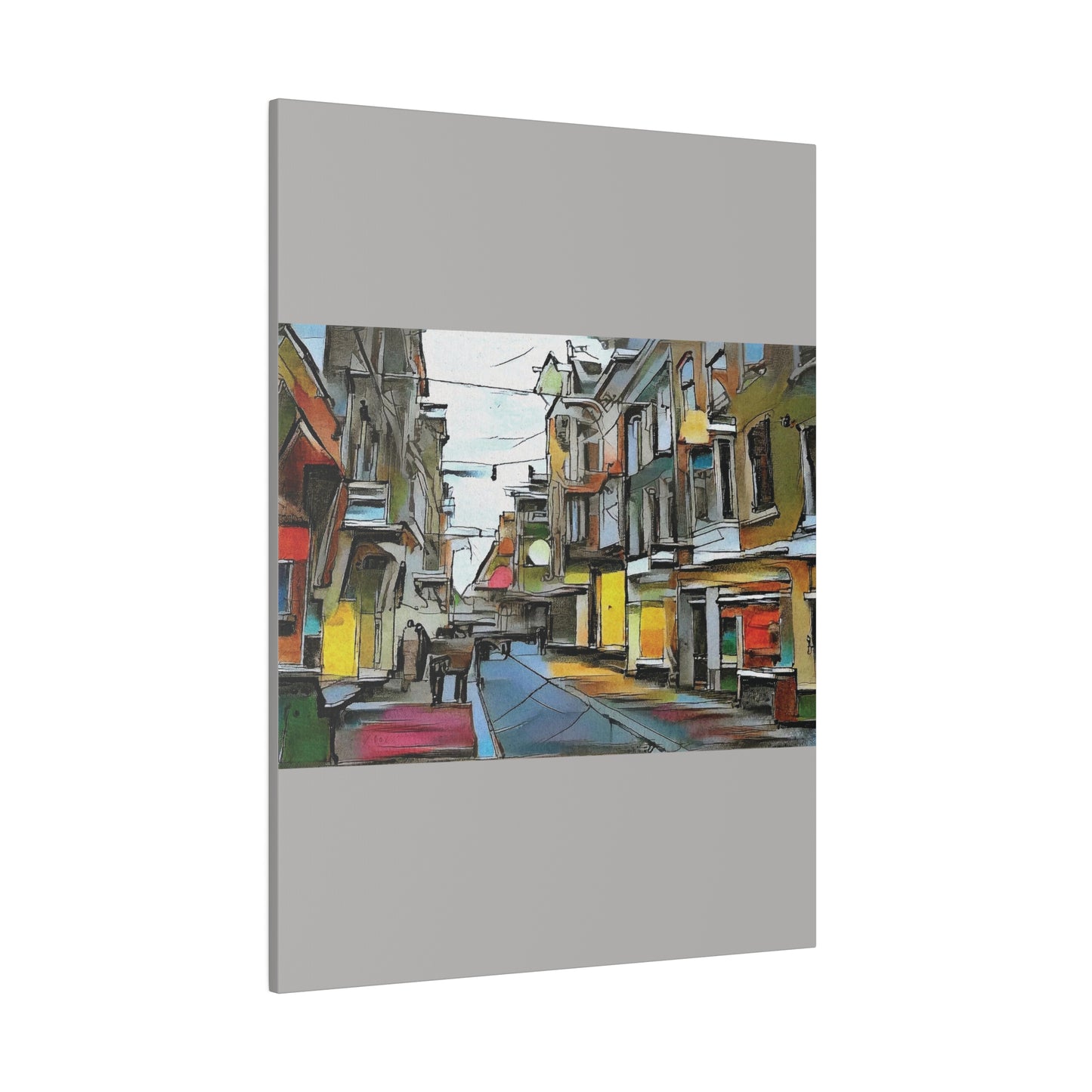 On The High Street Canvas Printify
