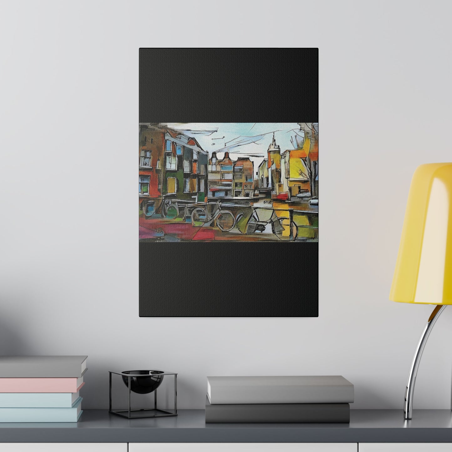 Walks in Amsterdam Canvas  Printify