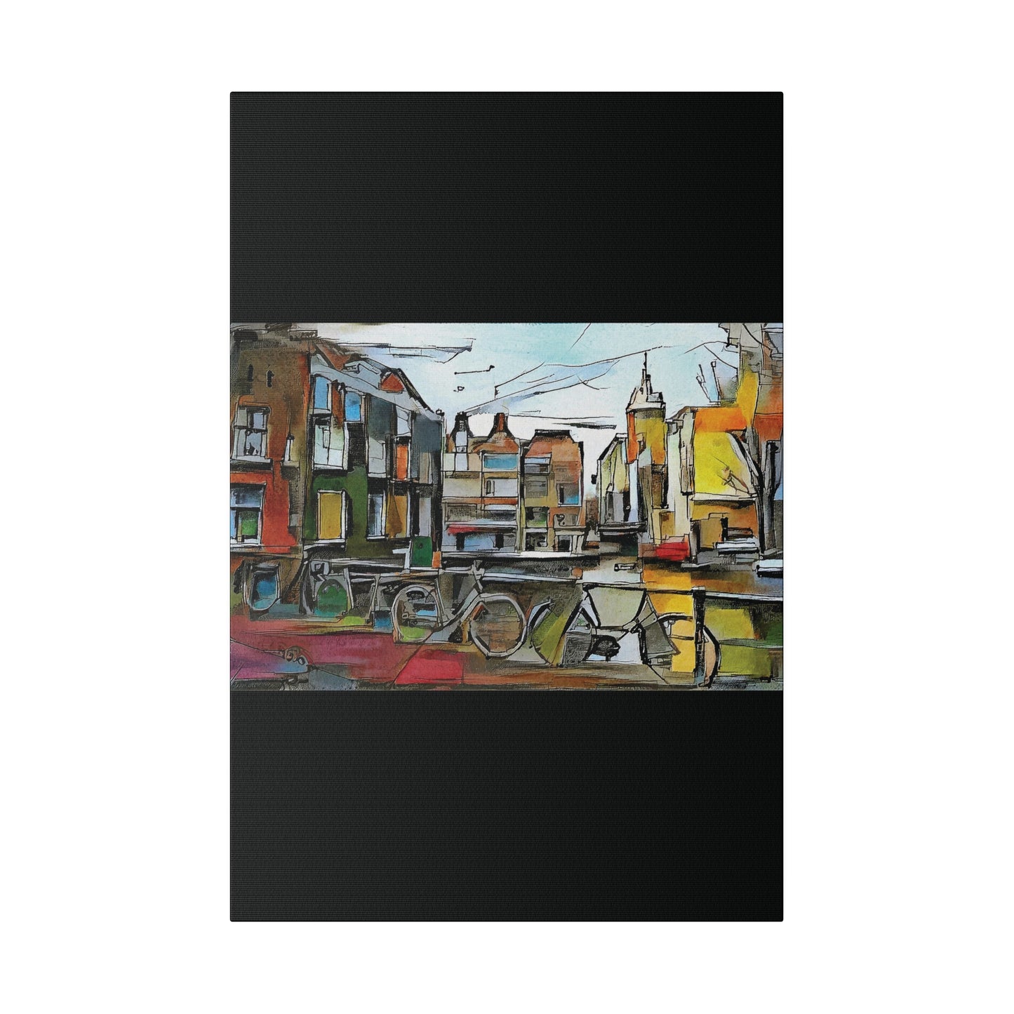 Walks in Amsterdam Canvas  Printify