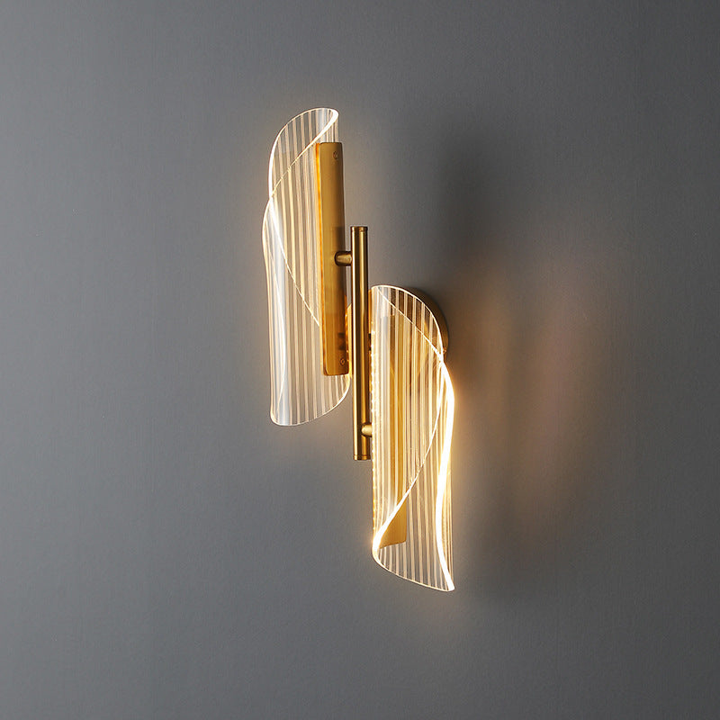 Living Room Television Background Wall Stairs Hallway Corridor Lamps