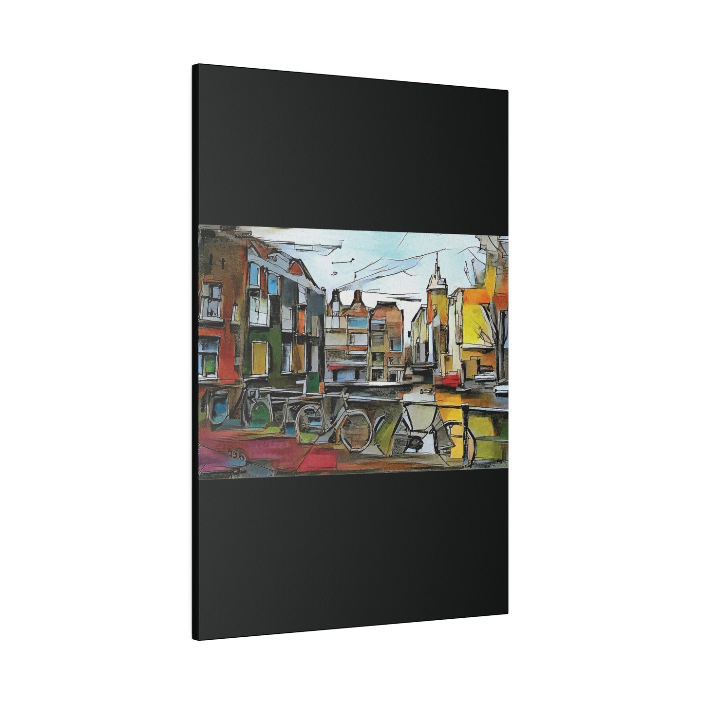 Walks in Amsterdam Canvas  Printify