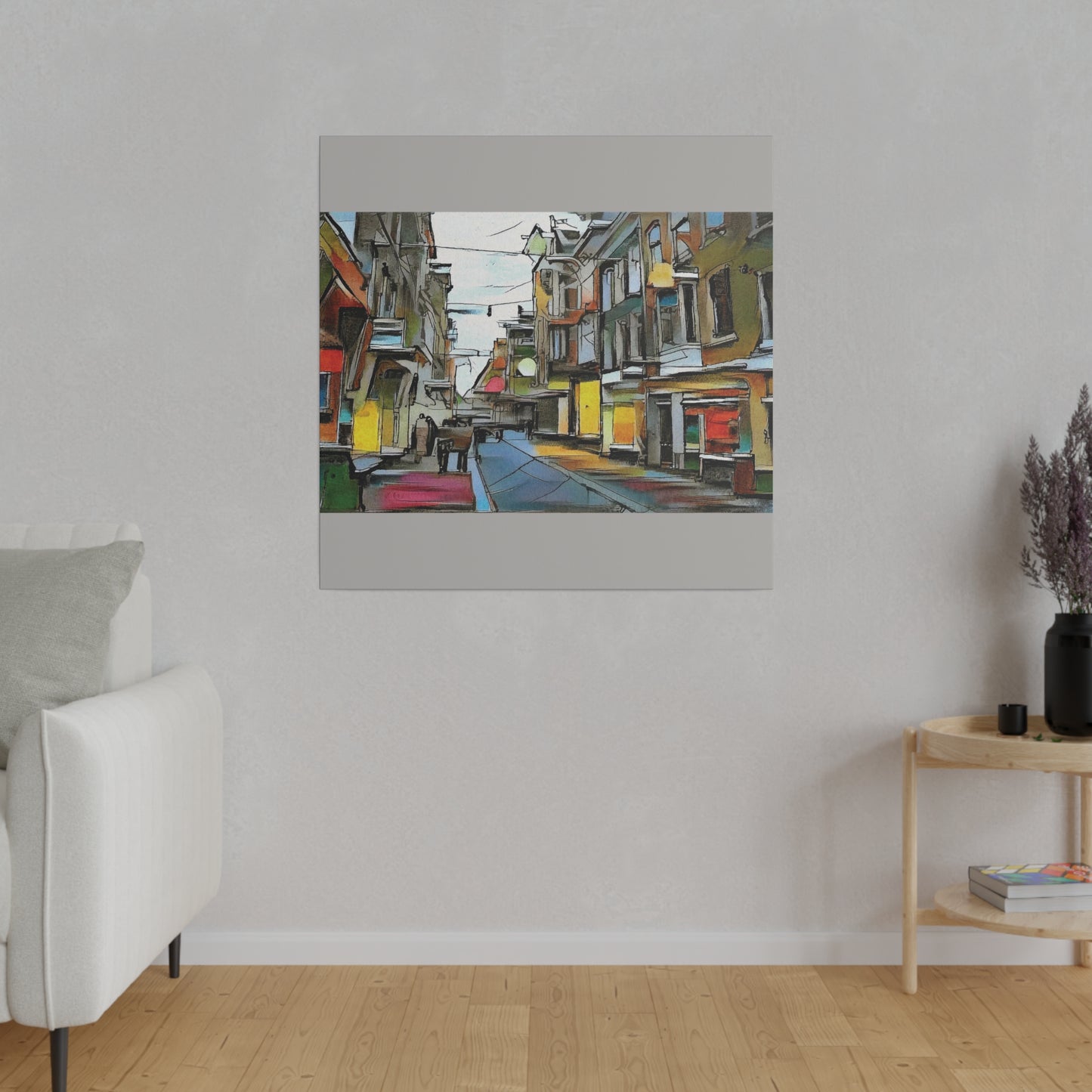 On The High Street Canvas Printify