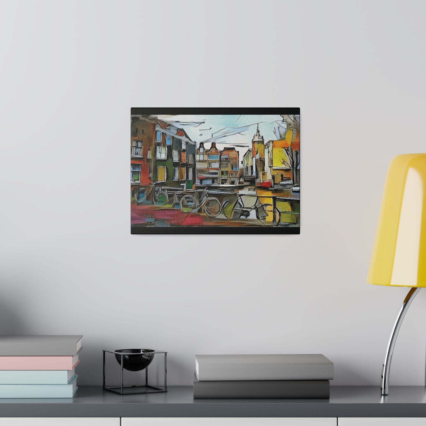 Walks in Amsterdam Canvas  Printify