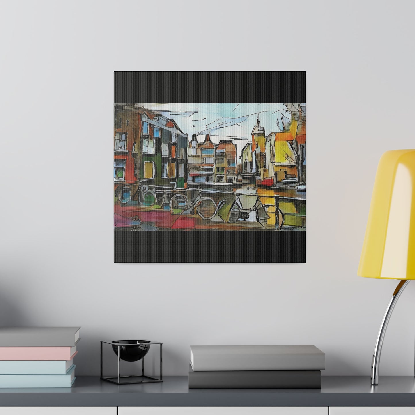 Walks in Amsterdam Canvas  Printify