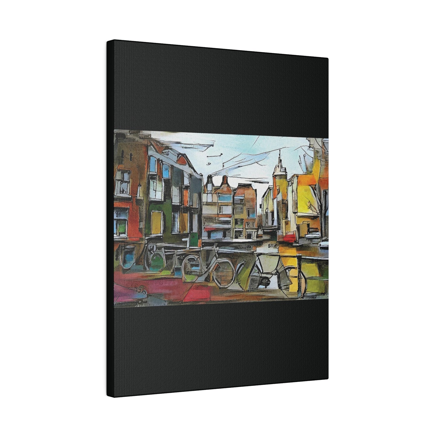 Walks in Amsterdam Canvas  Printify