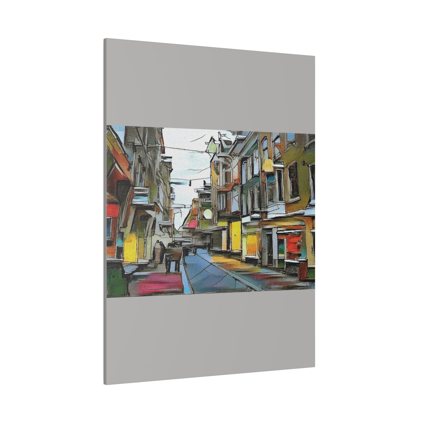 On The High Street Canvas Printify