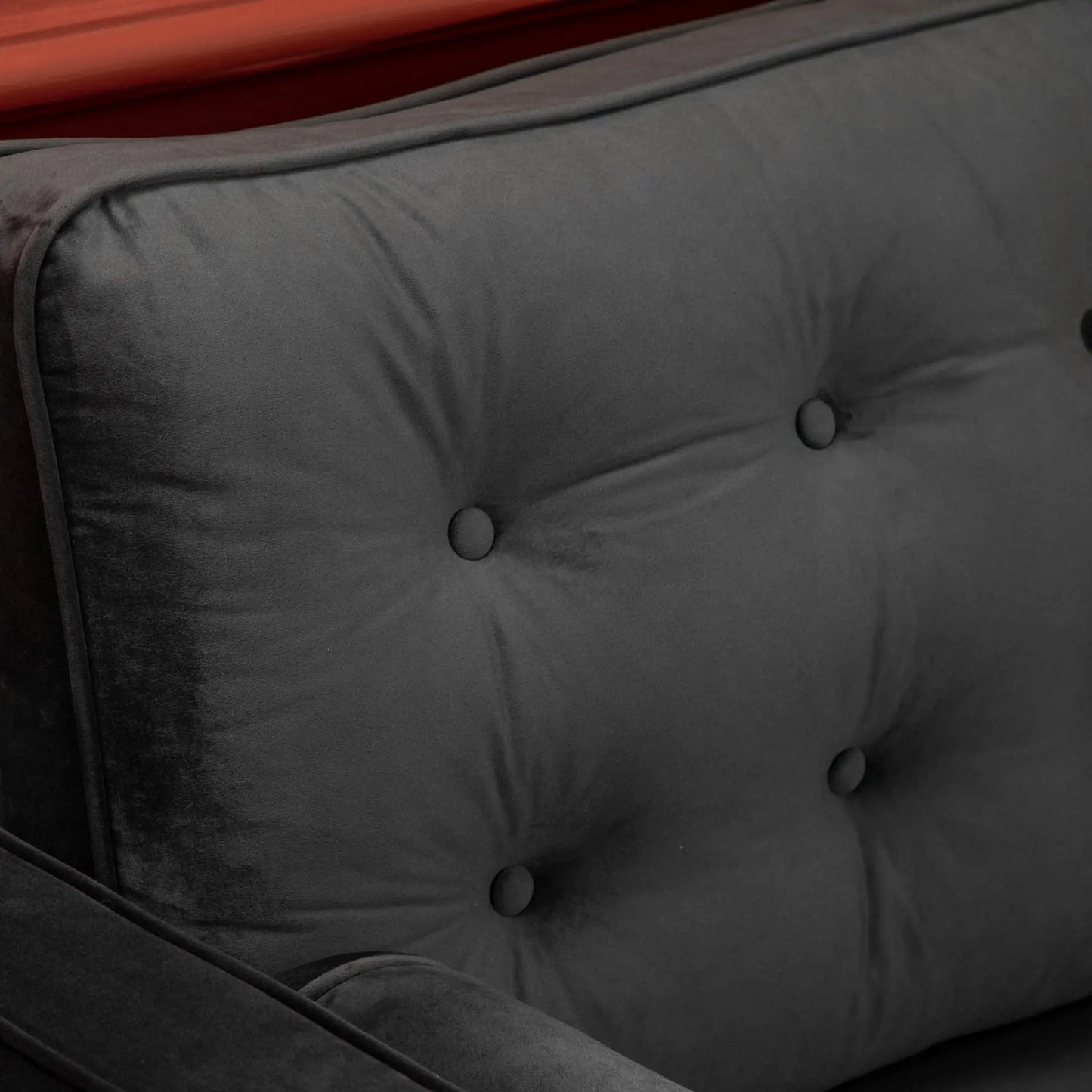 Velvet Fabric 2-Seater Sofa Londecor