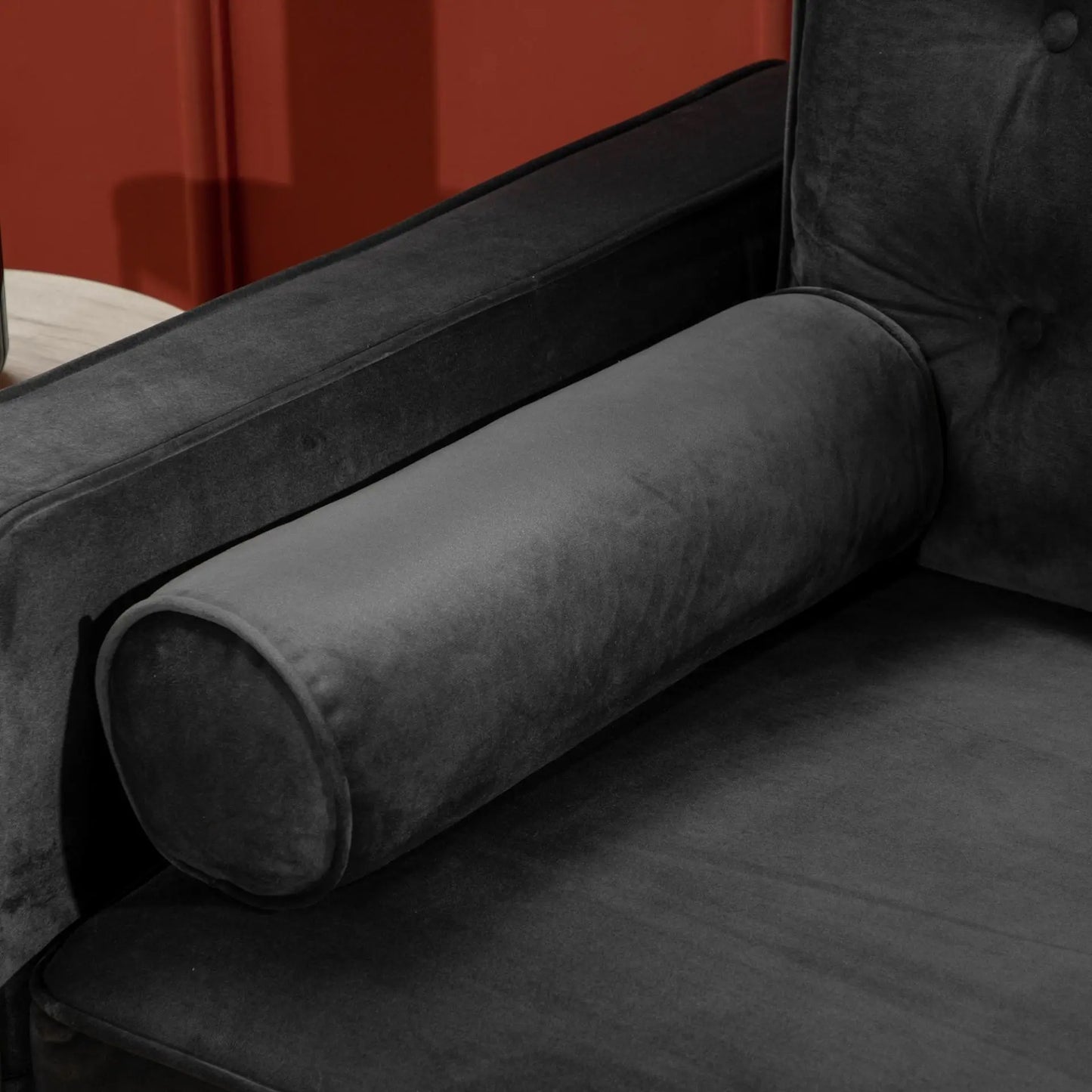 Velvet Fabric 2-Seater Sofa Londecor