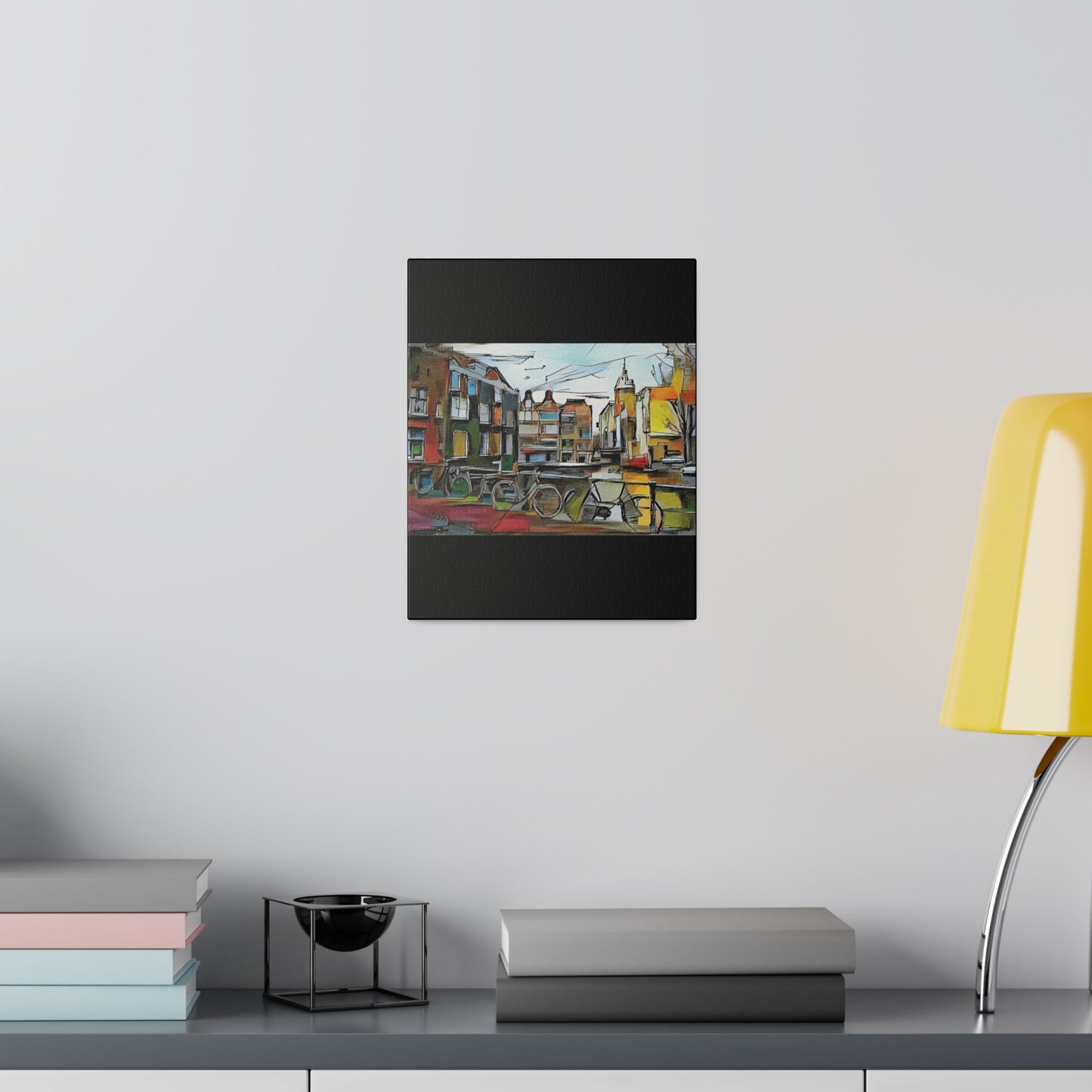 Walks in Amsterdam Canvas  Printify