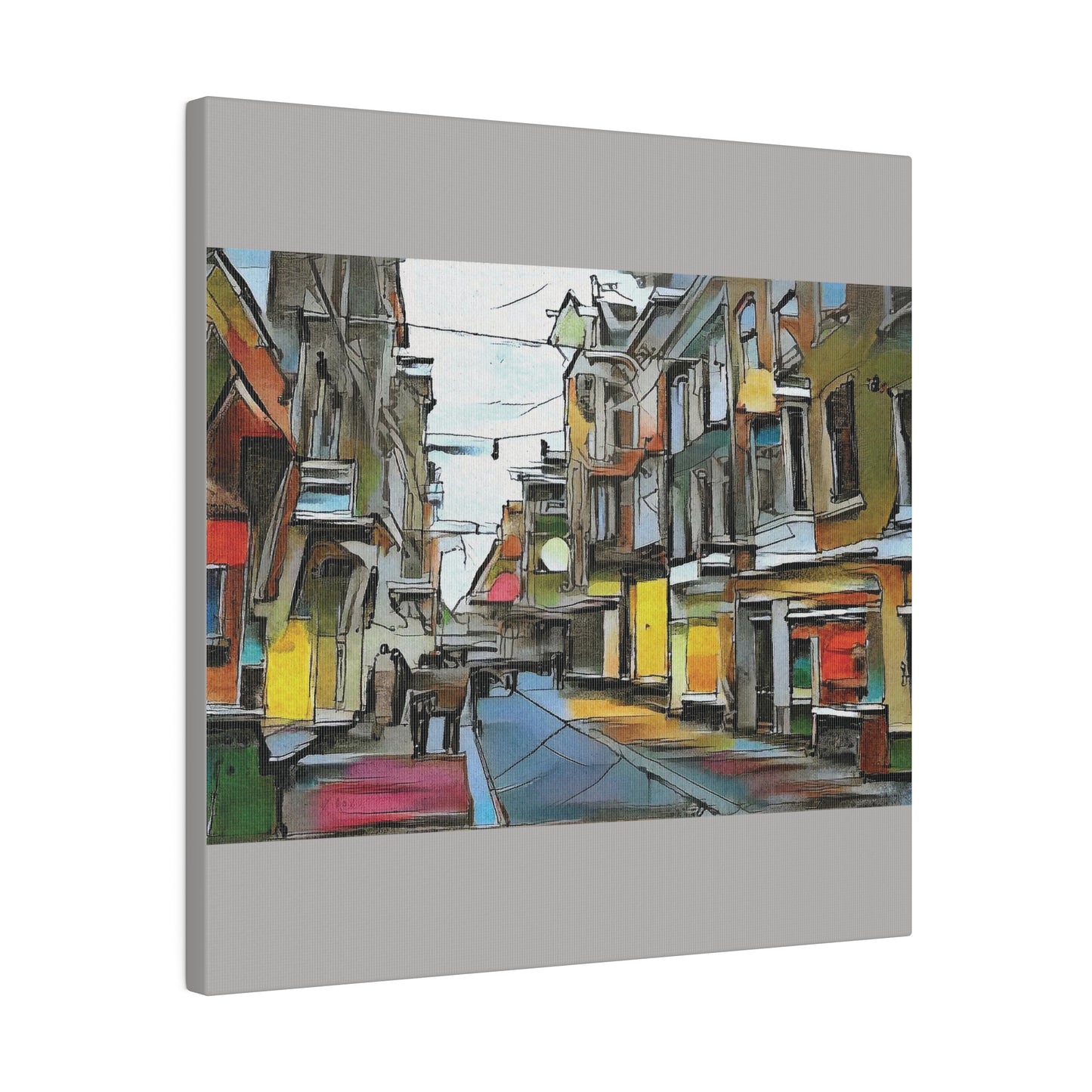 On The High Street Canvas Printify