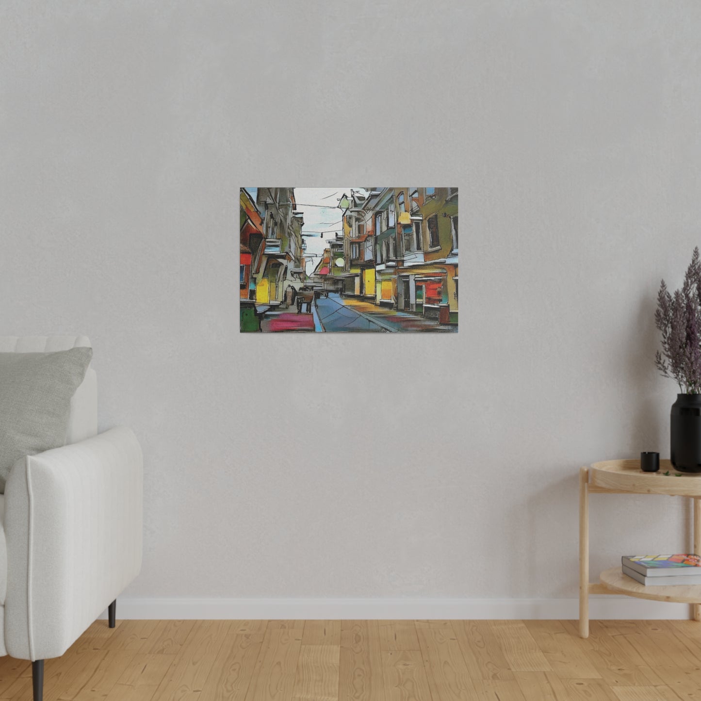On The High Street Canvas Printify