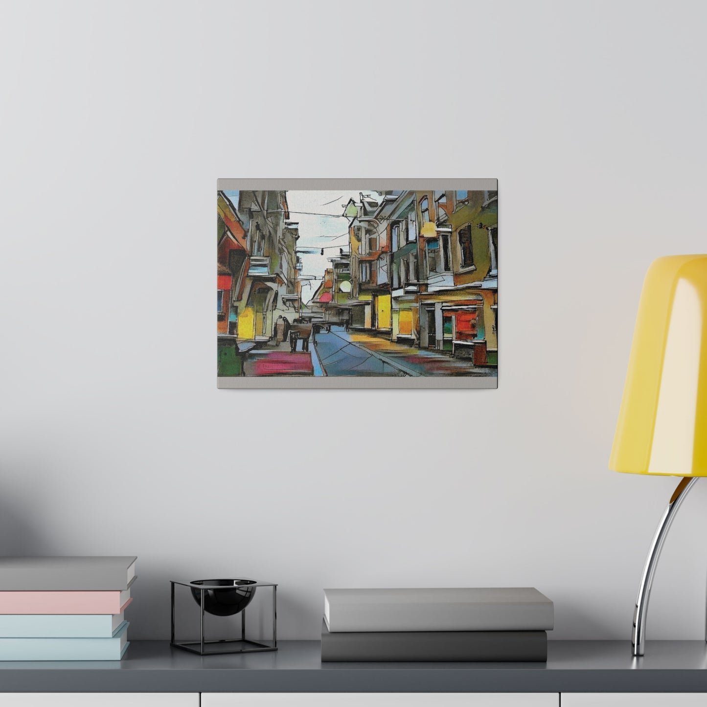 On The High Street Canvas Printify
