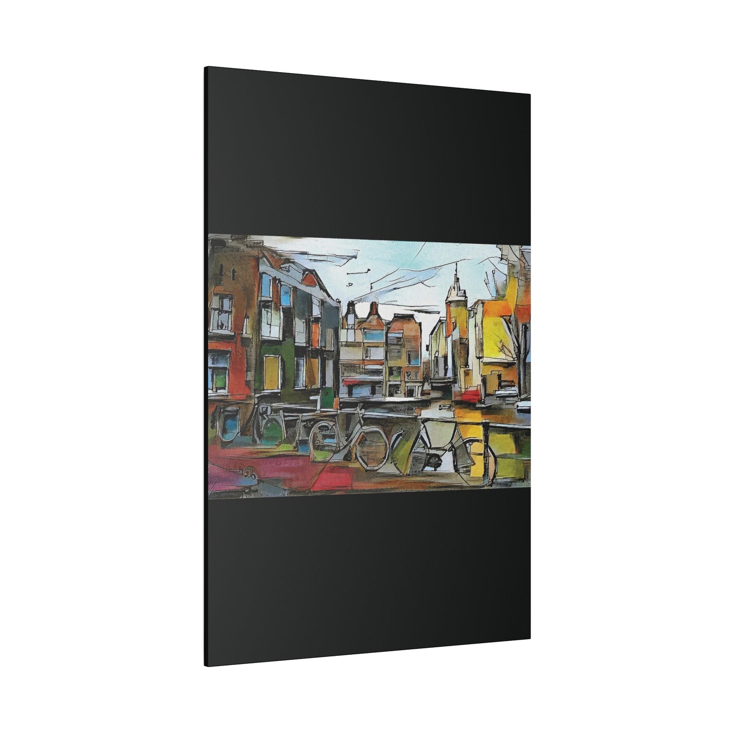 Walks in Amsterdam Canvas  Printify