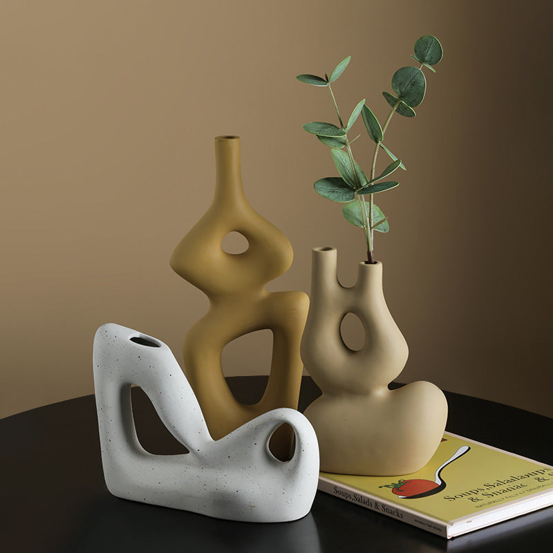 Ceramic Crafts Nordic Vase Decoration