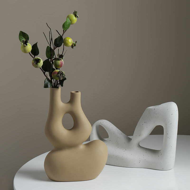 Ceramic Crafts Nordic Vase Decoration