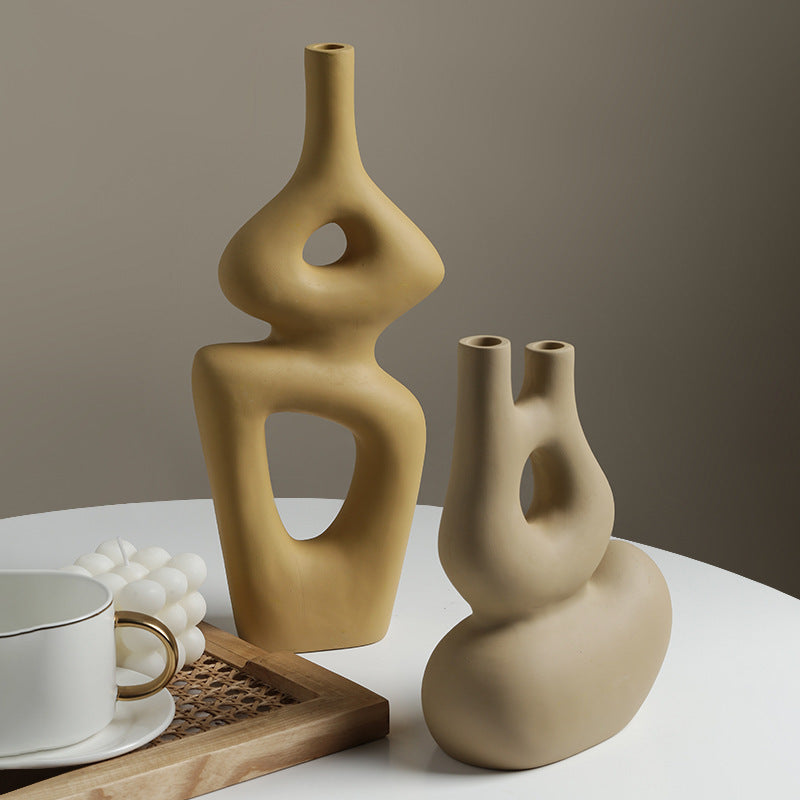 Ceramic Crafts Nordic Vase Decoration