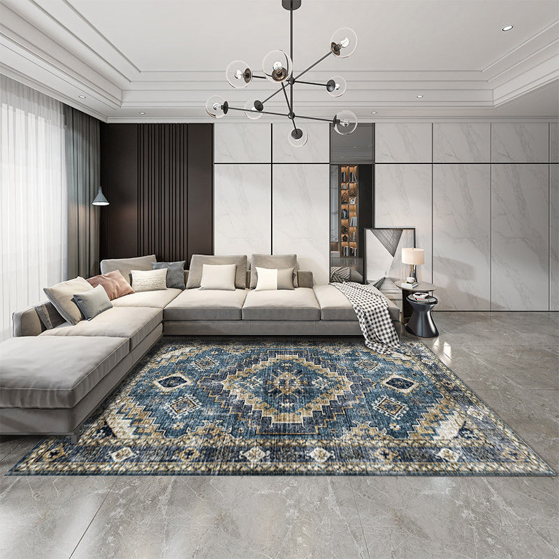 Ethnic Bedroom Persian Chenille Carpet