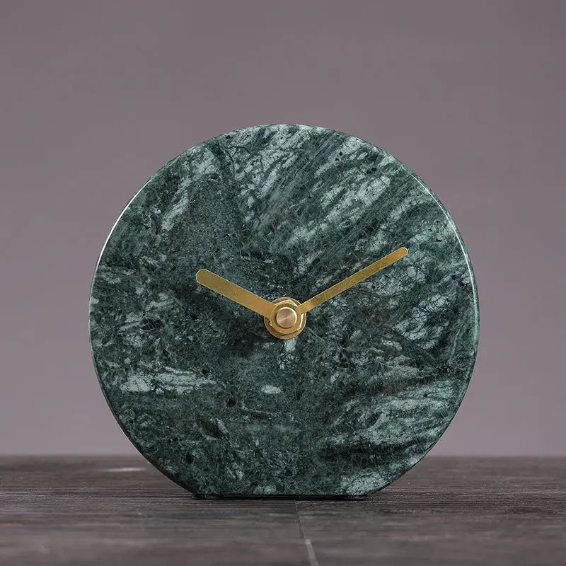 Marble Desktop Clock Londecor