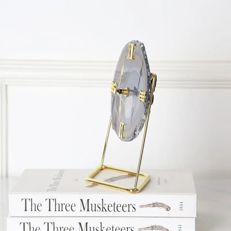 Luxurious Agate Stone Clock Londecor