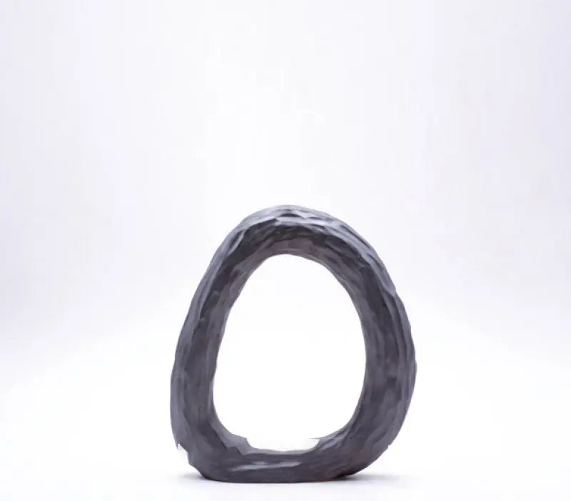 White Ceramic Ring Ornament Londecor