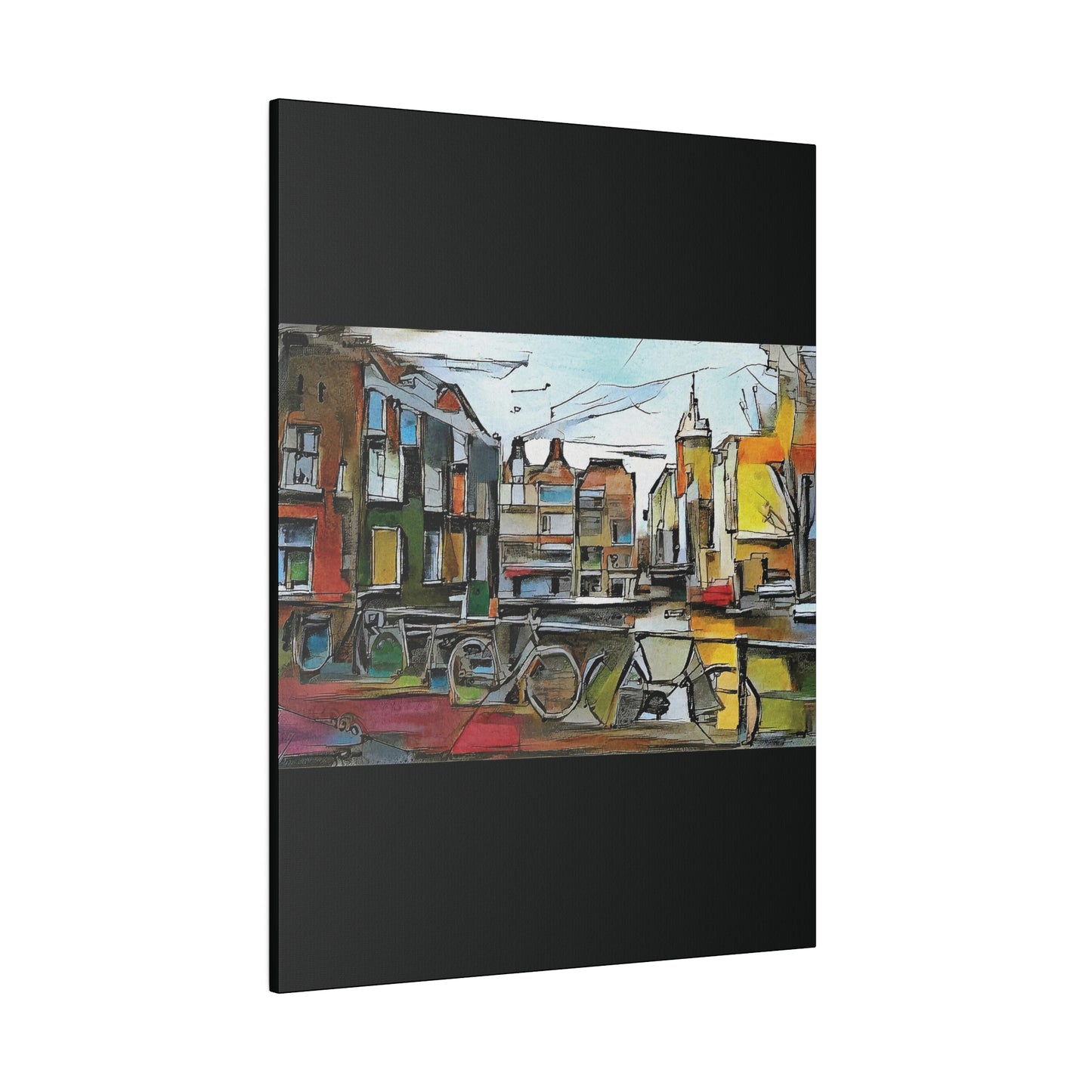 Walks in Amsterdam Canvas  Printify