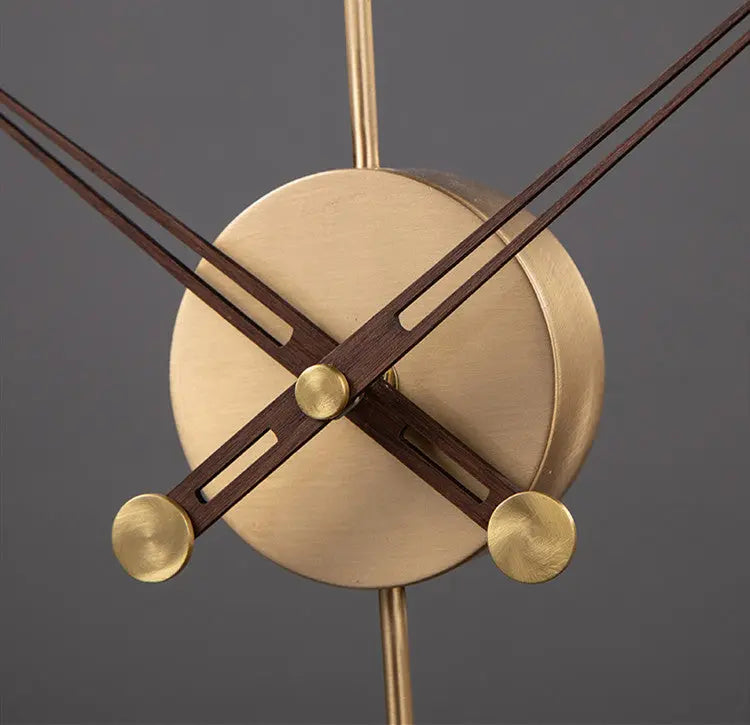 Walnut Pure Copper Clock Londecor