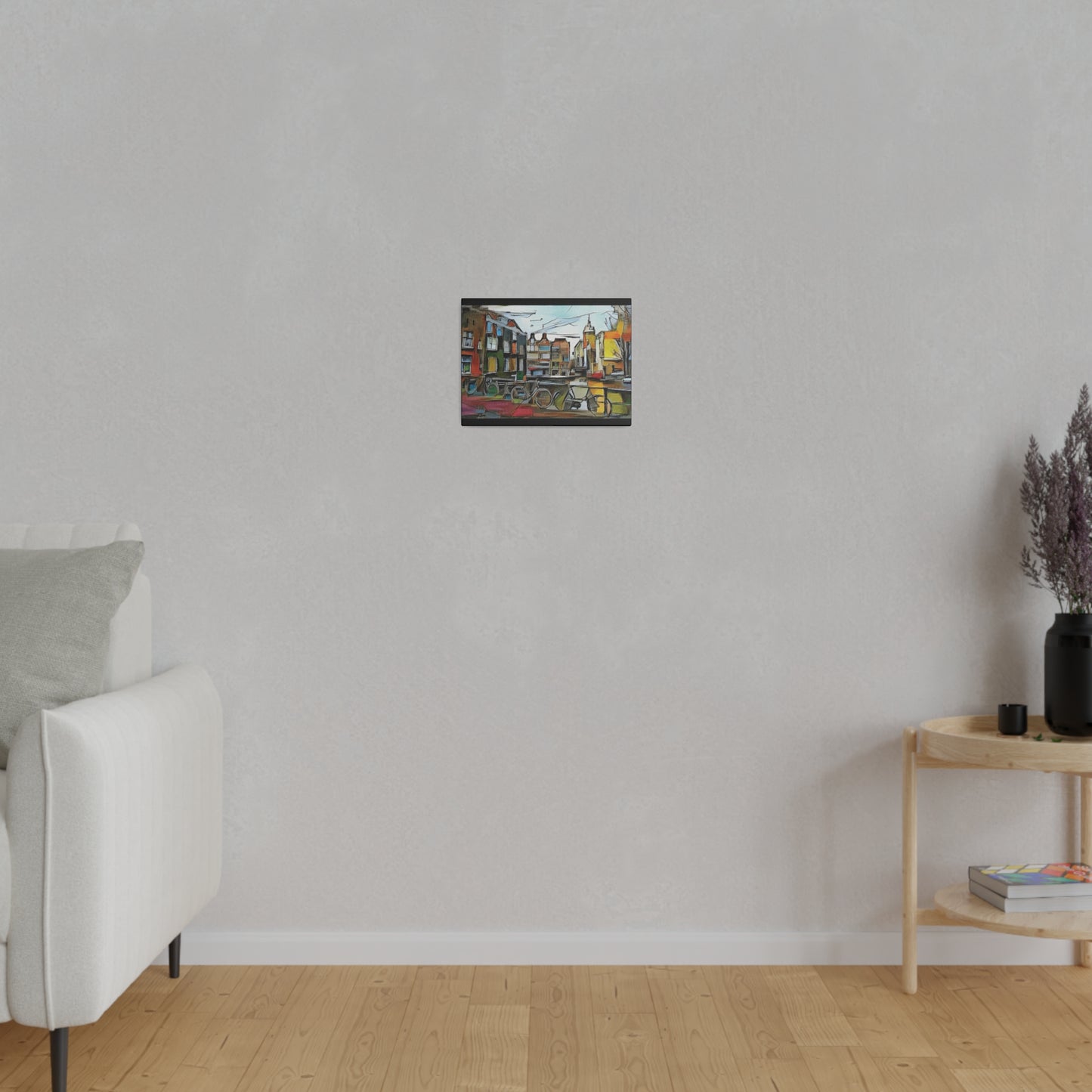 Walks in Amsterdam Canvas  Printify
