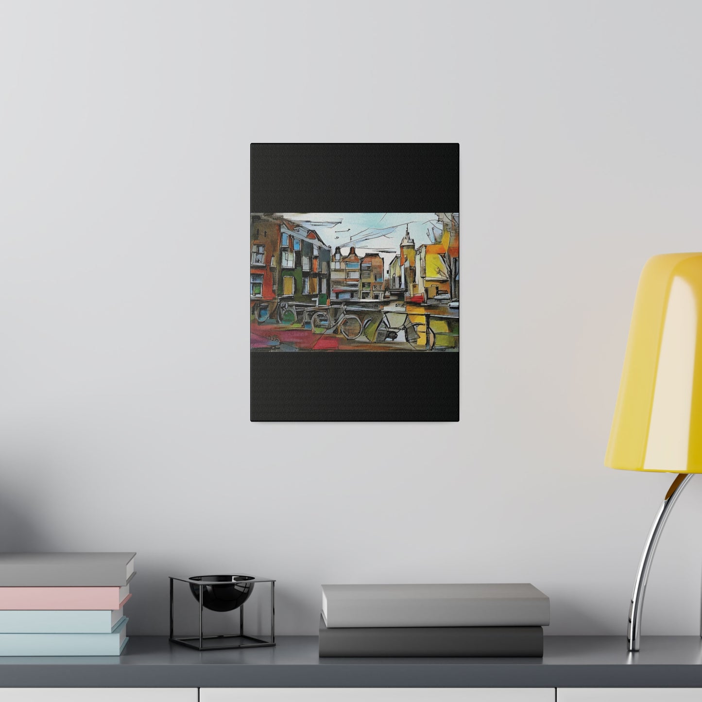 Walks in Amsterdam Canvas  Printify