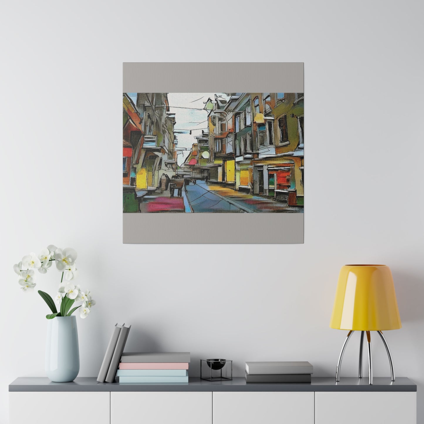 On The High Street Canvas Printify
