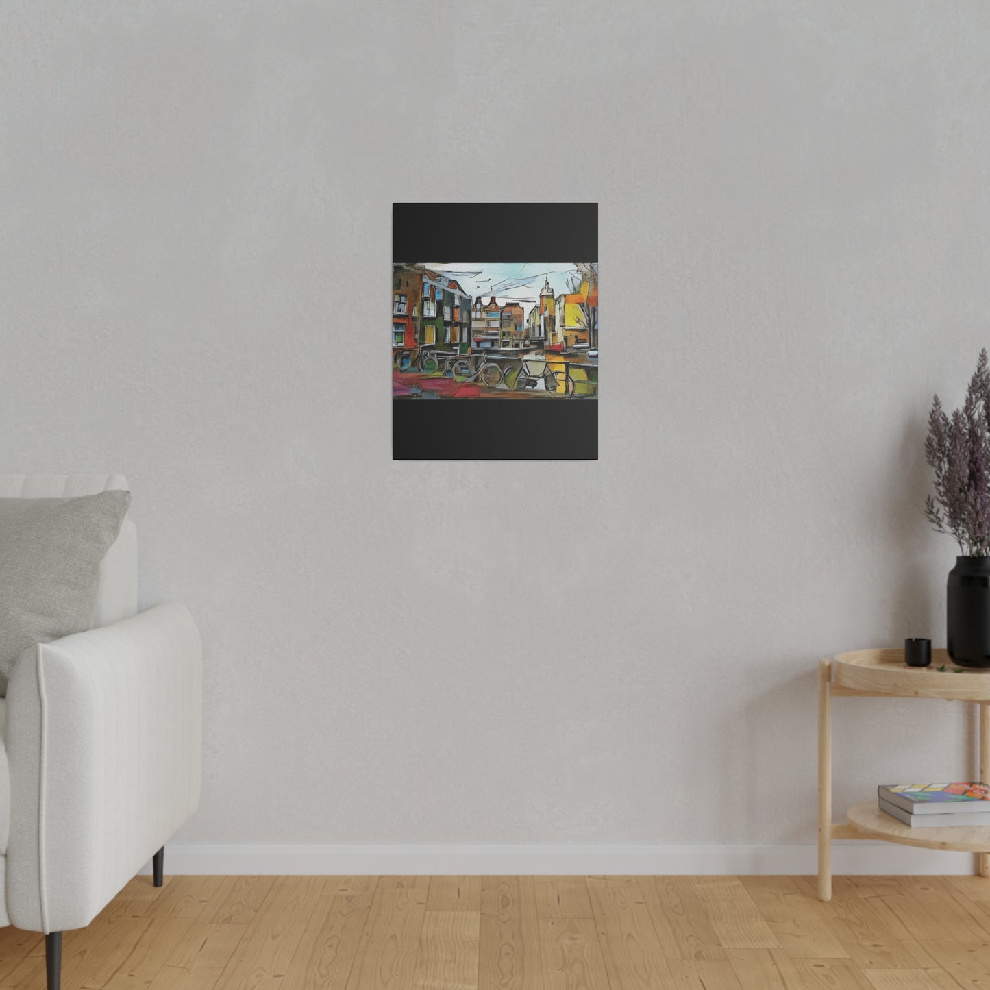 Walks in Amsterdam Canvas  Printify