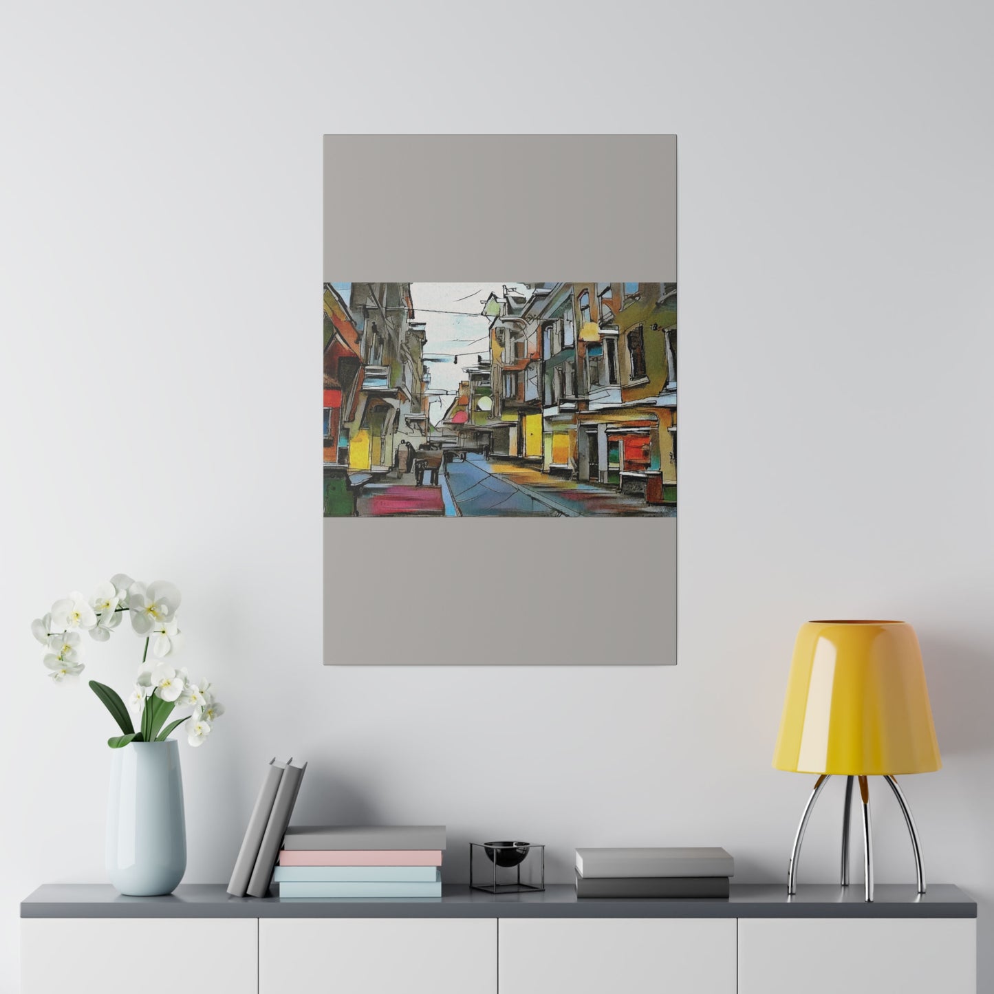 On The High Street Canvas Printify