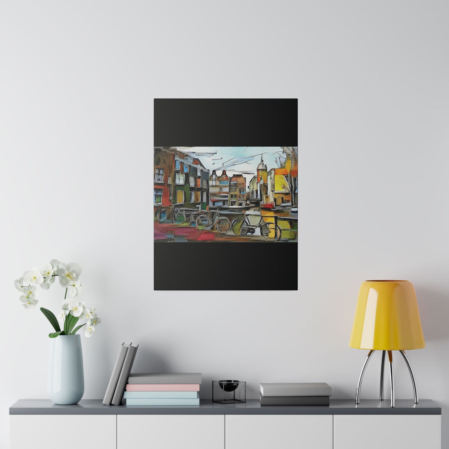 Walks in Amsterdam Canvas  Printify