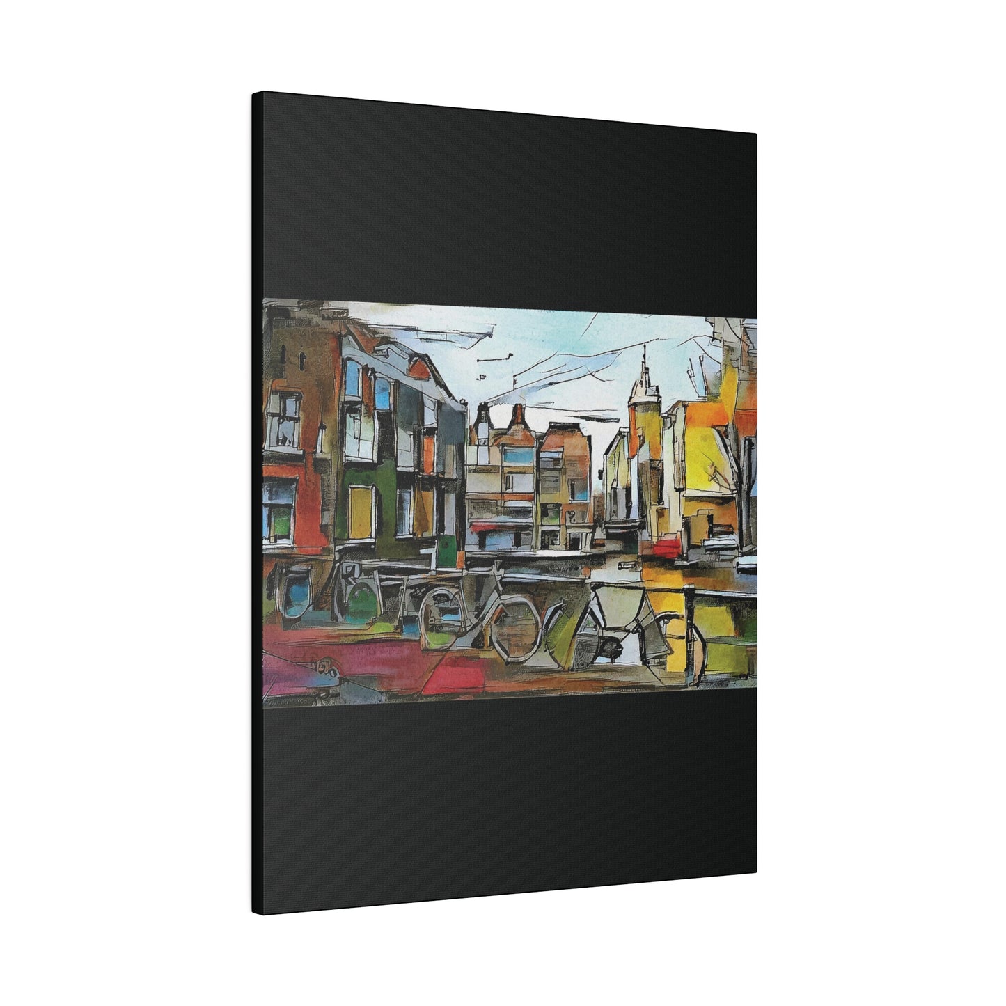Walks in Amsterdam Canvas  Printify