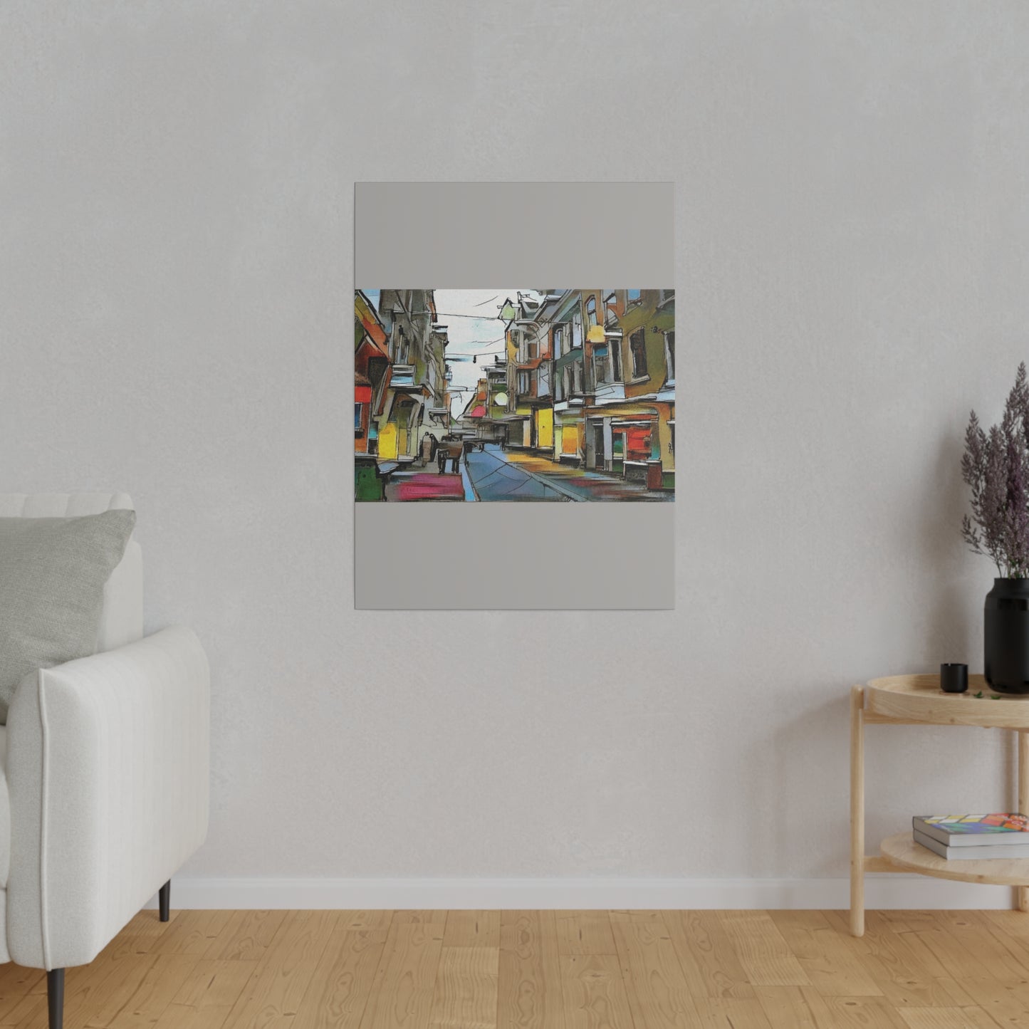 On The High Street Canvas Printify