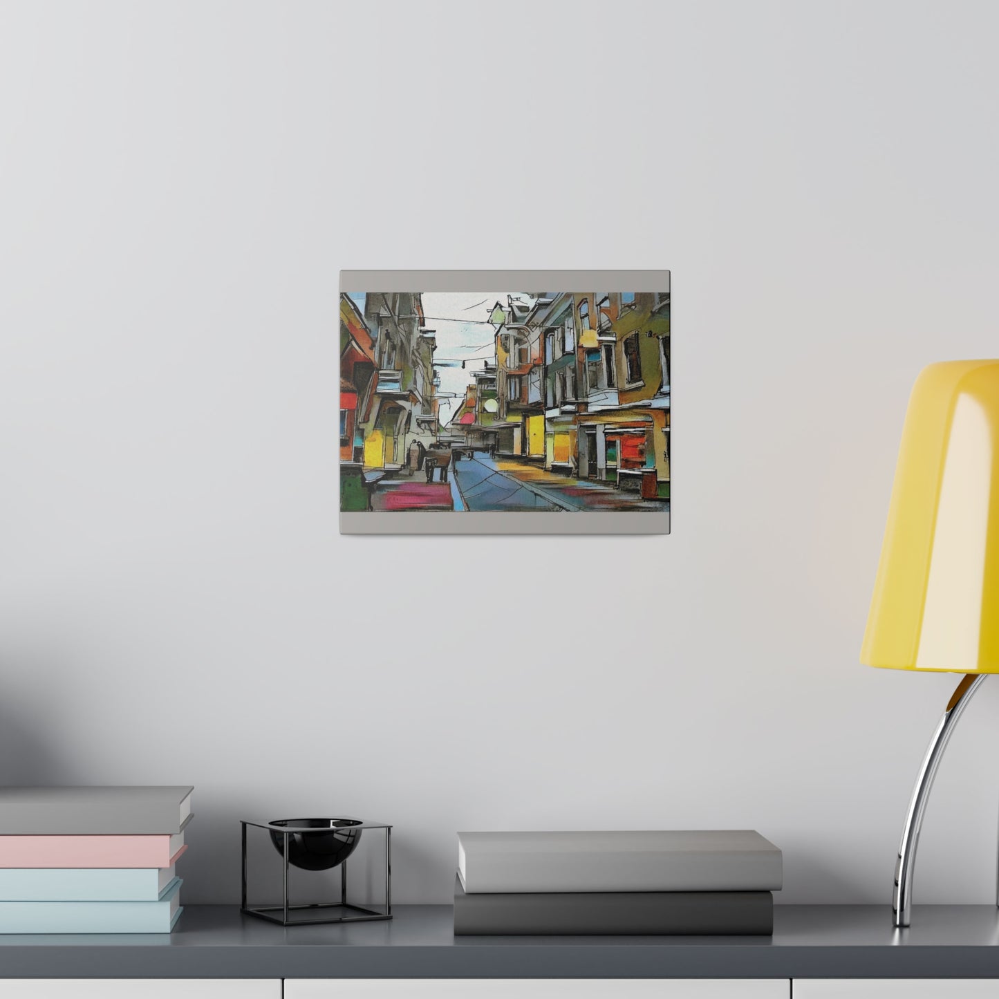 On The High Street Canvas Printify