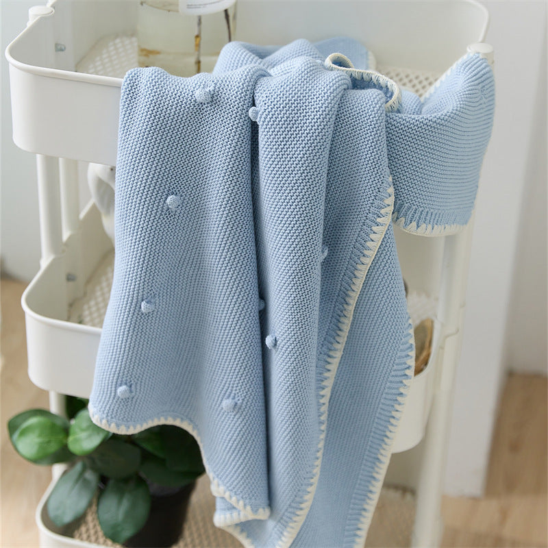 Children's Cotton Knitted Blanket/Throw