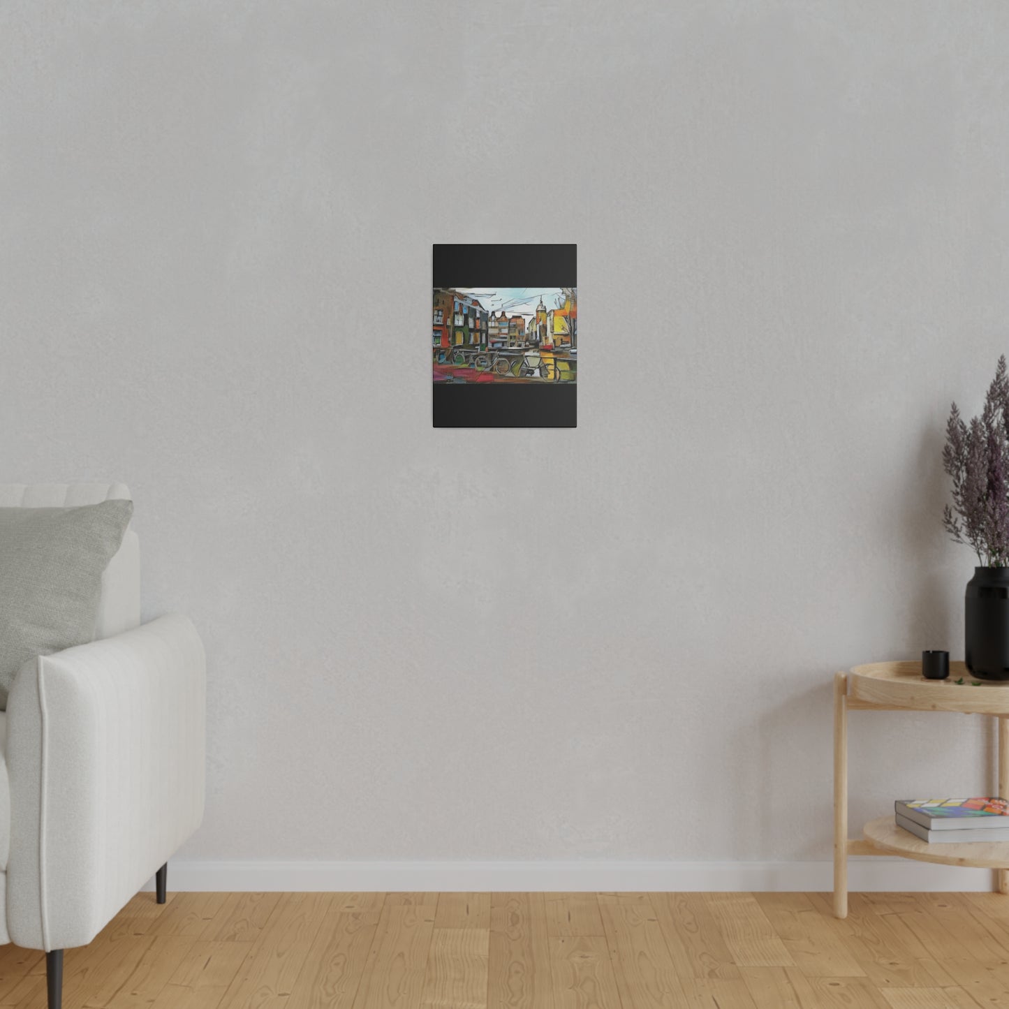 Walks in Amsterdam Canvas  Printify