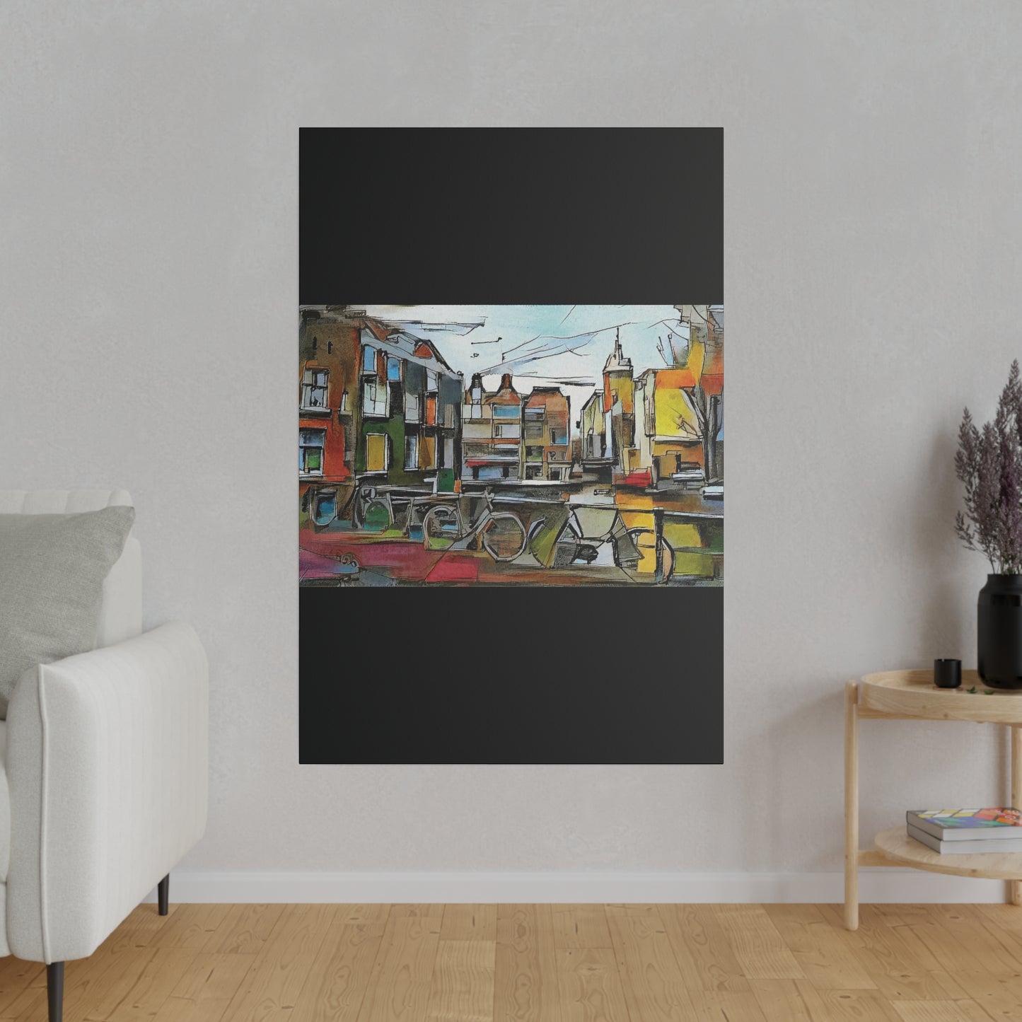 Walks in Amsterdam Canvas  Printify