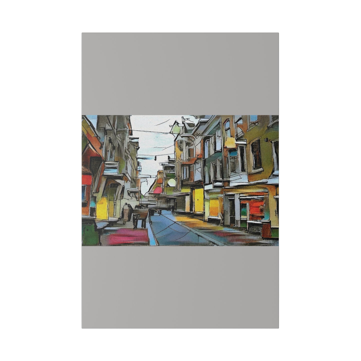 On The High Street Canvas Printify