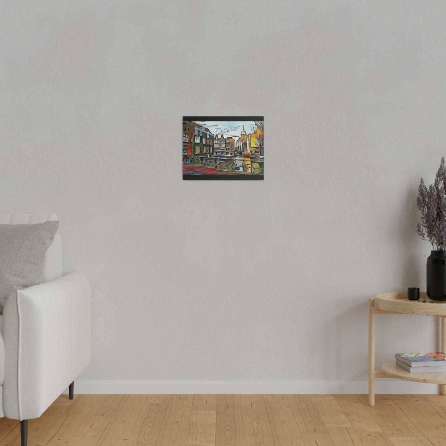 Walks in Amsterdam Canvas  Printify