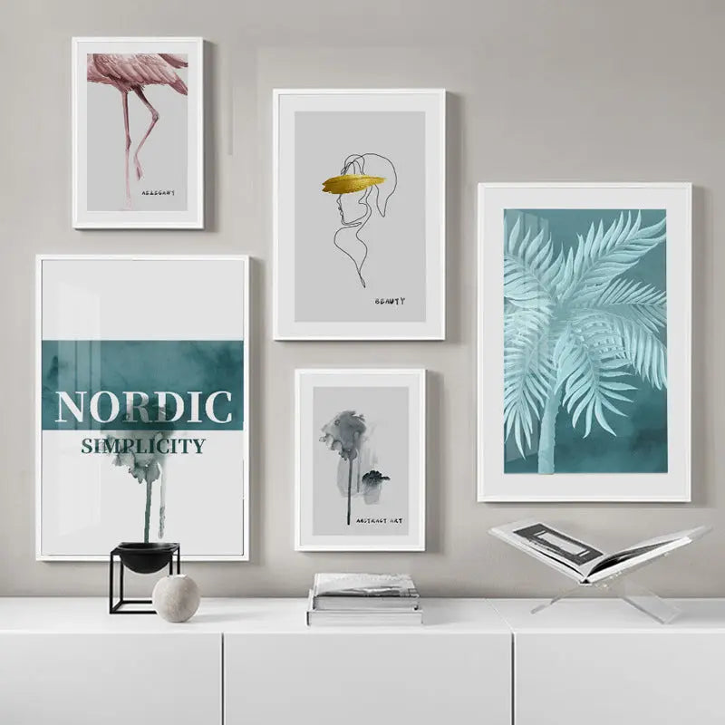 Modern Minimalist Living Room Decoration Painting Nordic Murals Londecor