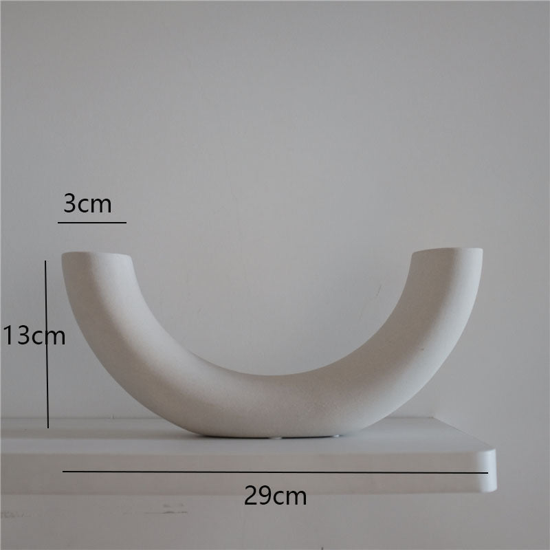 Plain Ceramic Vase Decoration